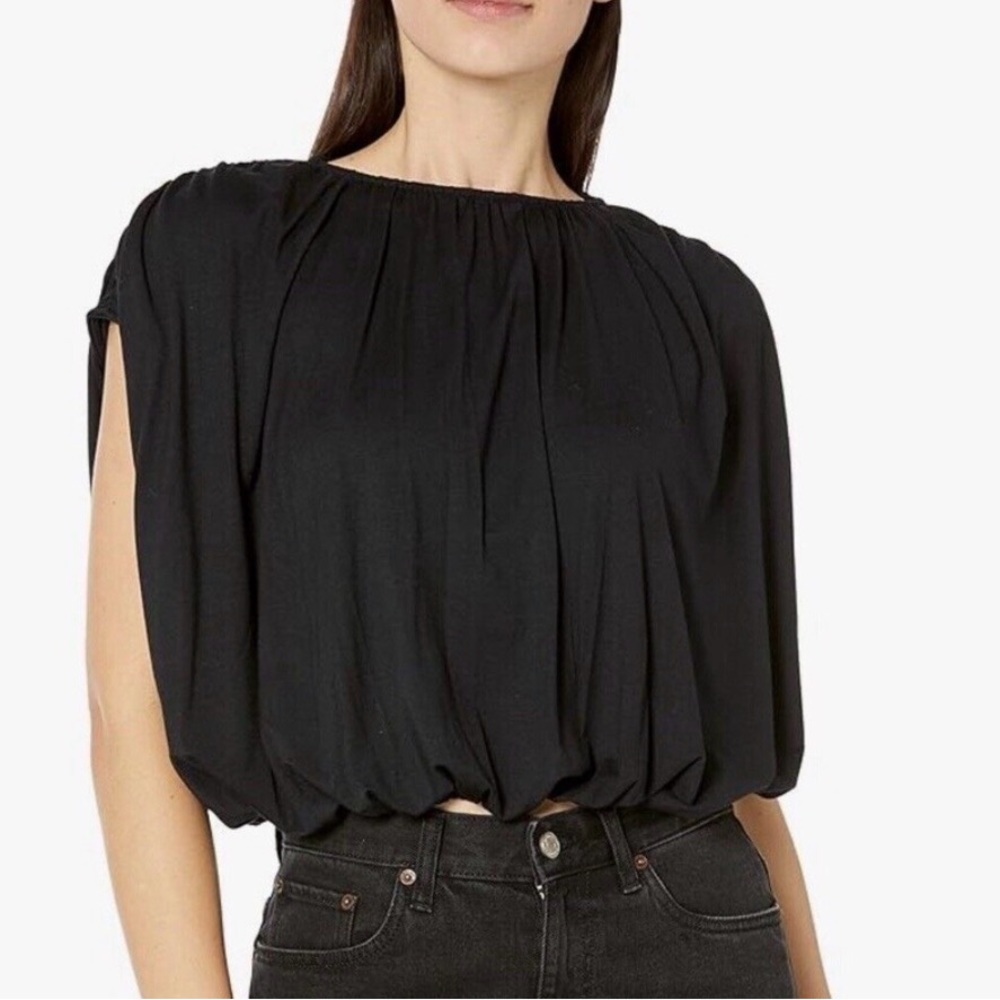 Velvet by Graham & Spencer Black Top Women's size Small